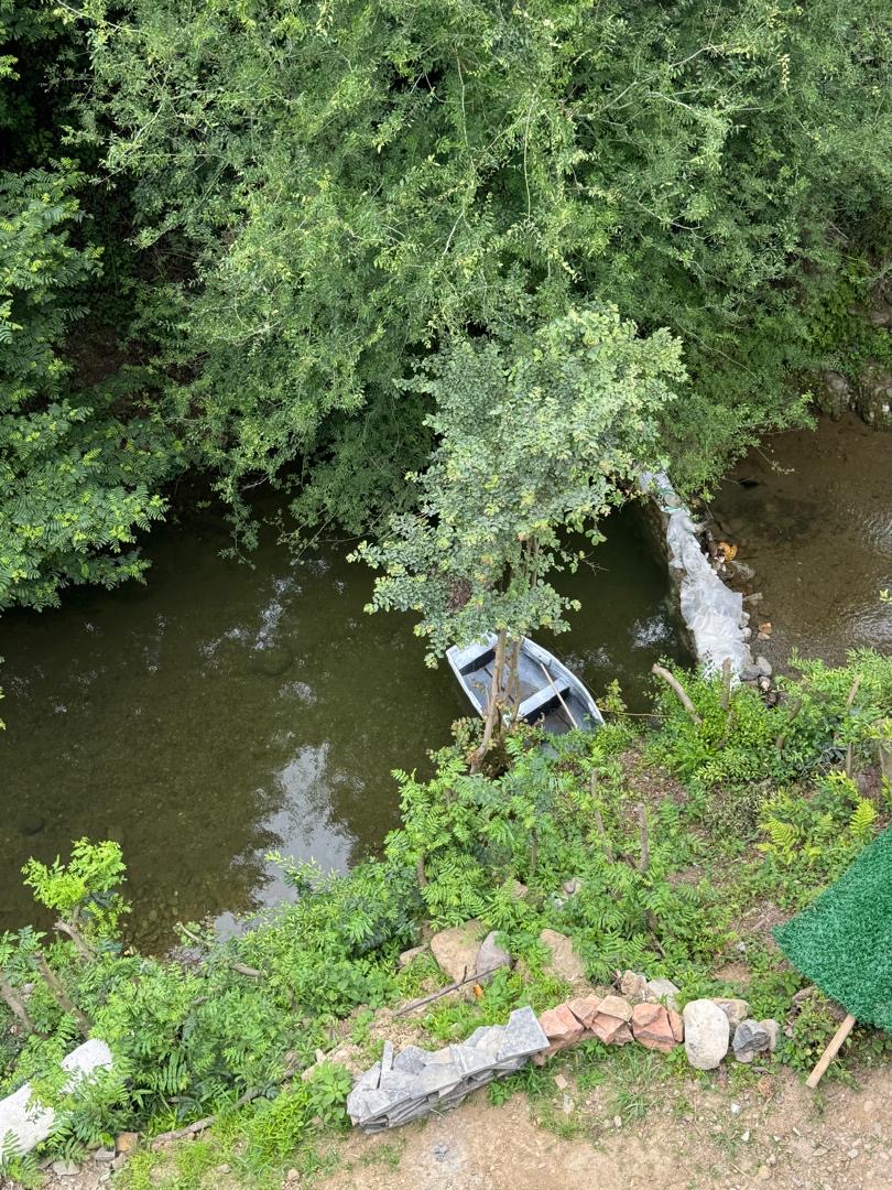 کلبه جنگلی دو خواب با جکوزی شیشه ای در روستای پتک رامسر