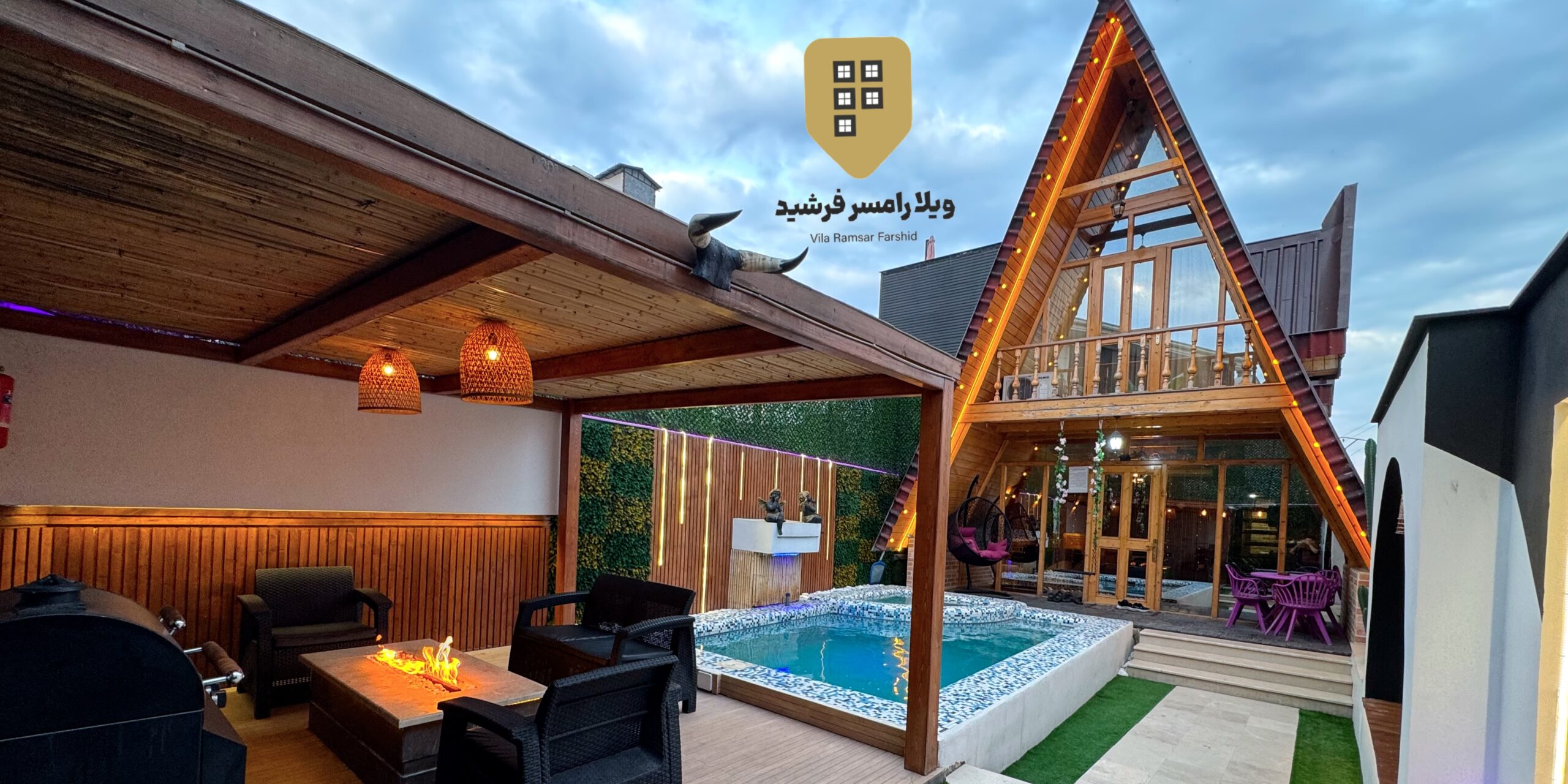 کلبه سوئیسی نوساز